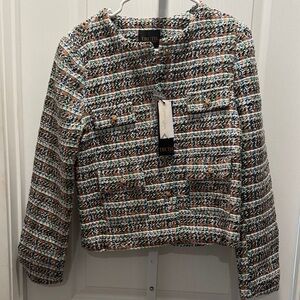 Truth Black, White, and Brown Tweed Blazer